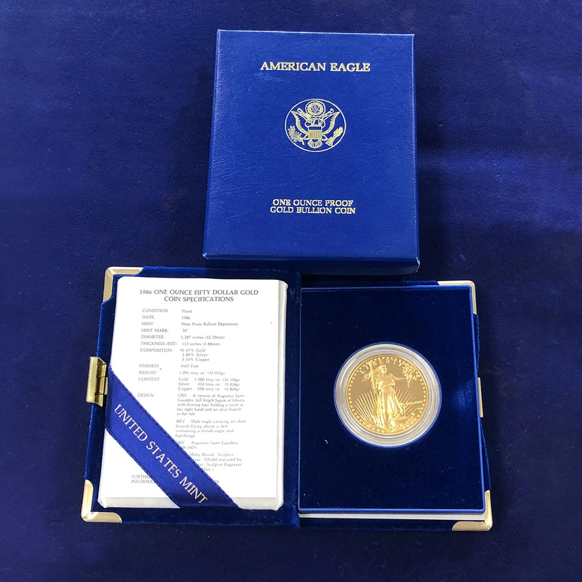 1986 Gold Prroof